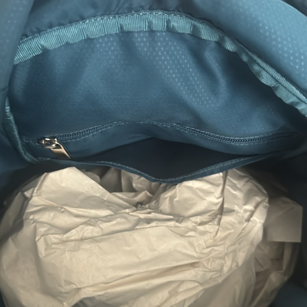 TUMI Gray Nylon Backpack with brown leather detail - Picture 8 of 11